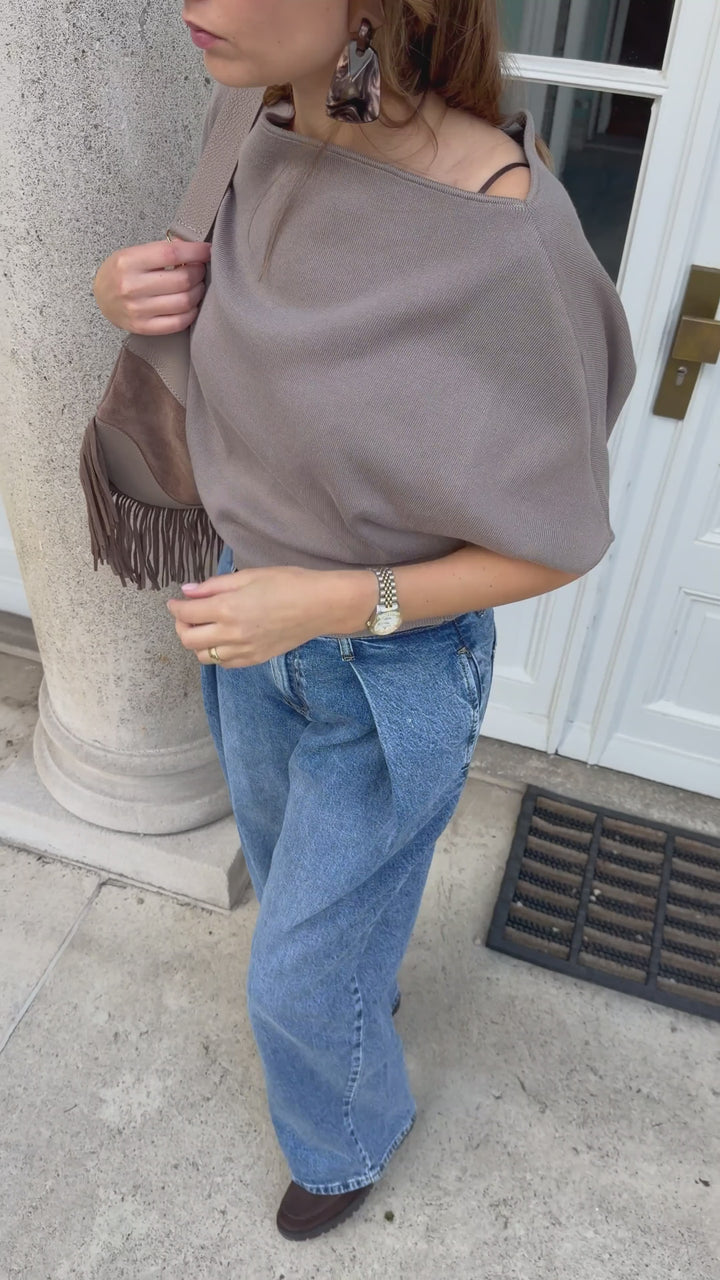 Pleated Tall Jeans