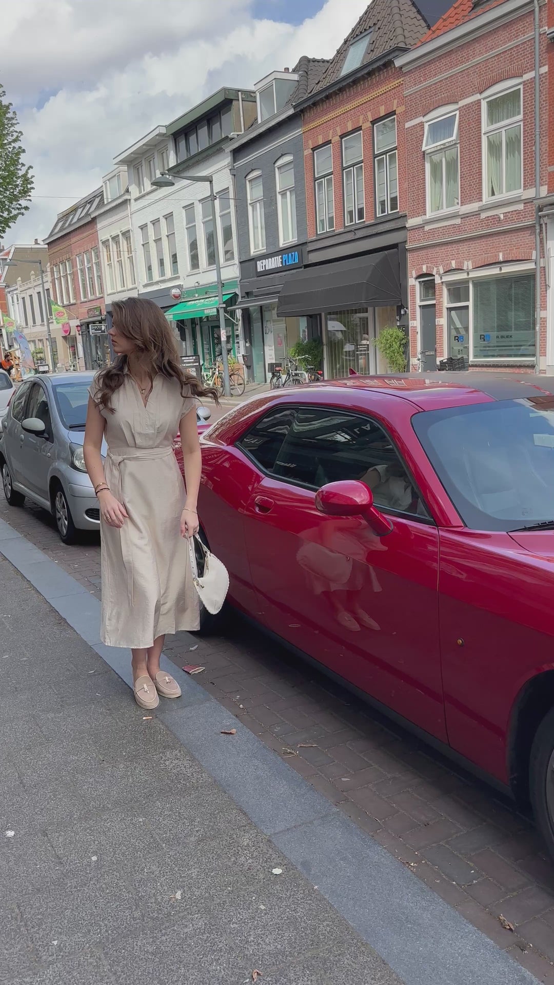 Elin Linen Look Dress